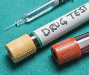 TrekCBD test tubes that say drug test