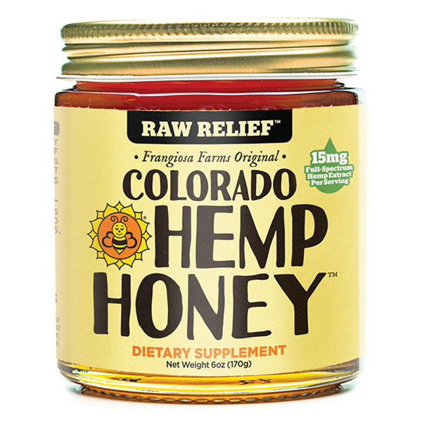 Colorado Hemp Honey – Raw Relief – 6oz Jar