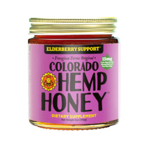 Colorado Hemp Honey Elderberry Support 6oz Jar