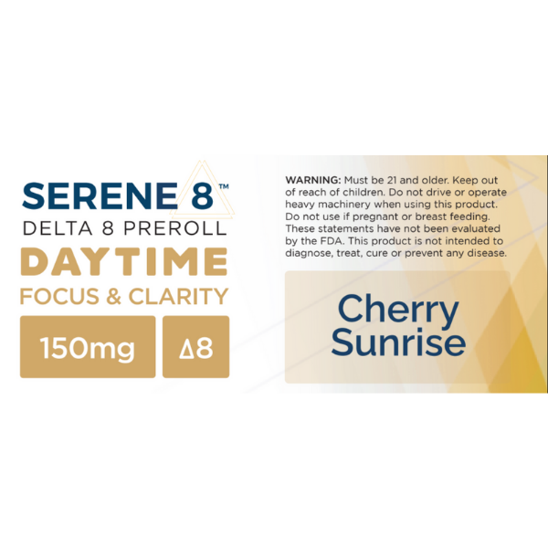 Serene 8 Cherry Sunrise 150mg