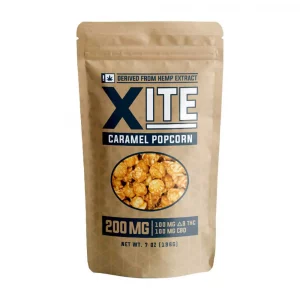 XITE Delta 9 THC Caramel Popcorn