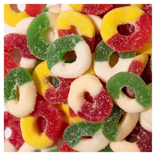 assorted gummy rings